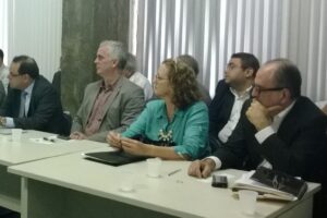 Roberto Montezuma e Ângela Carneiro da Cunha representaram o CAU/PE na reunião